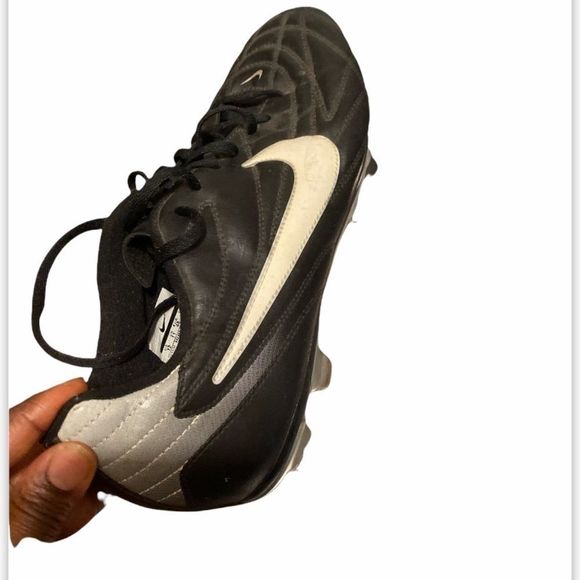 Nike tiempo legend Black & White FG size 12 Soccer Cleats main image 7